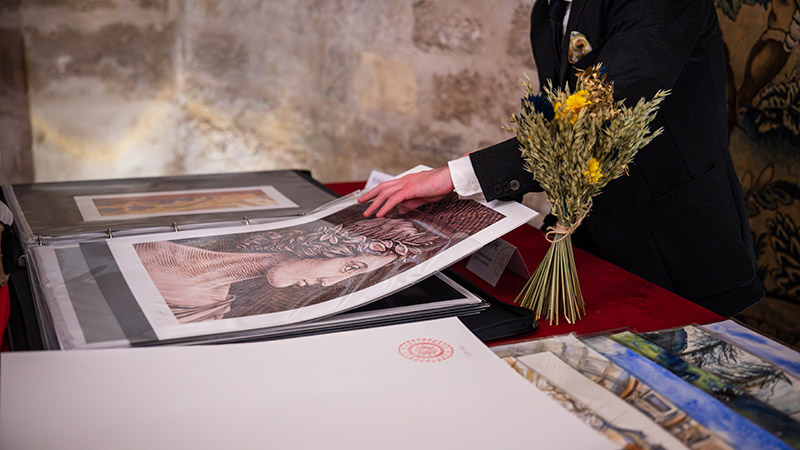 Production d’un tirage d’art